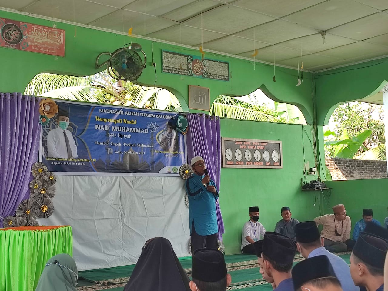 MAN Batubara Gelar Acara Peringatan Nabi Muhammad SAW