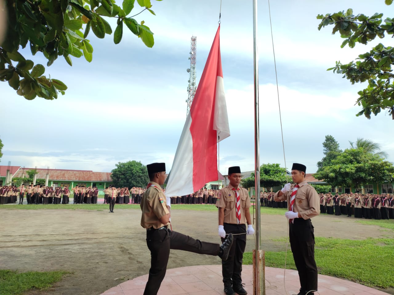 MAN Batubara Laksanakan Upacara Bendera peringati Hari Sumpah Pemuda ke-94