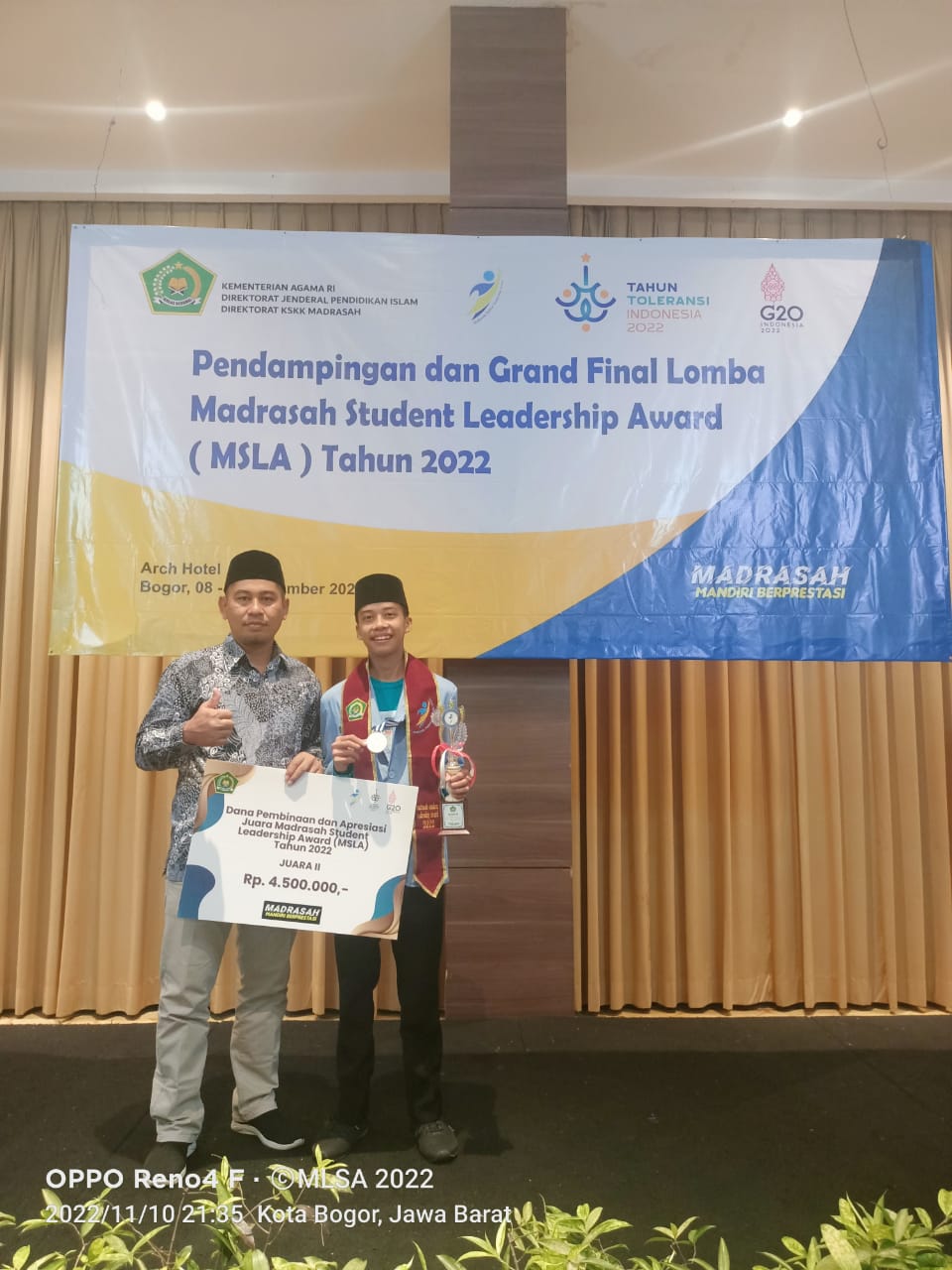 Raih Juara 2 MLSA Tingkat Nasional Tahun 2022, Kamad MAN Batubara : Semua Karena Doa dan Usaha Bersama