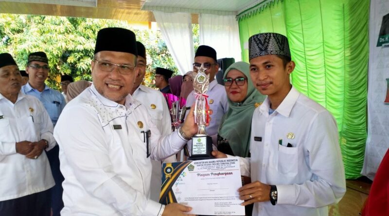 MAN Batubara Raih Juara Harapan 2 Madrasah Sehat Se-Sumatera Utara
