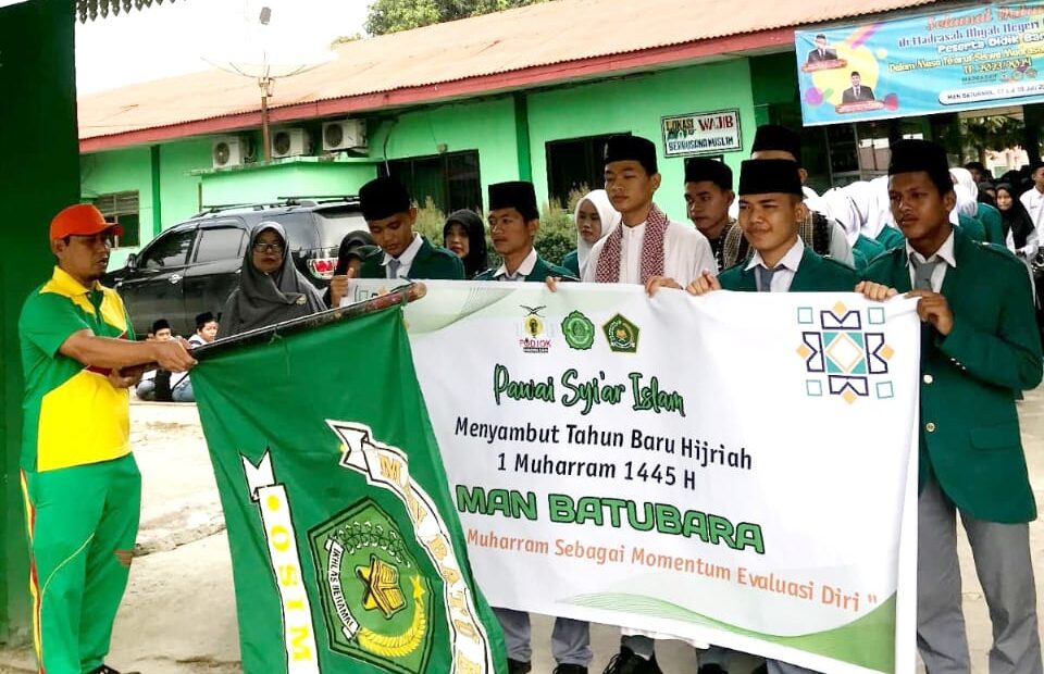 Peringati 1 Muharram, MAN Batubara Laksanakan Pawai Syiar