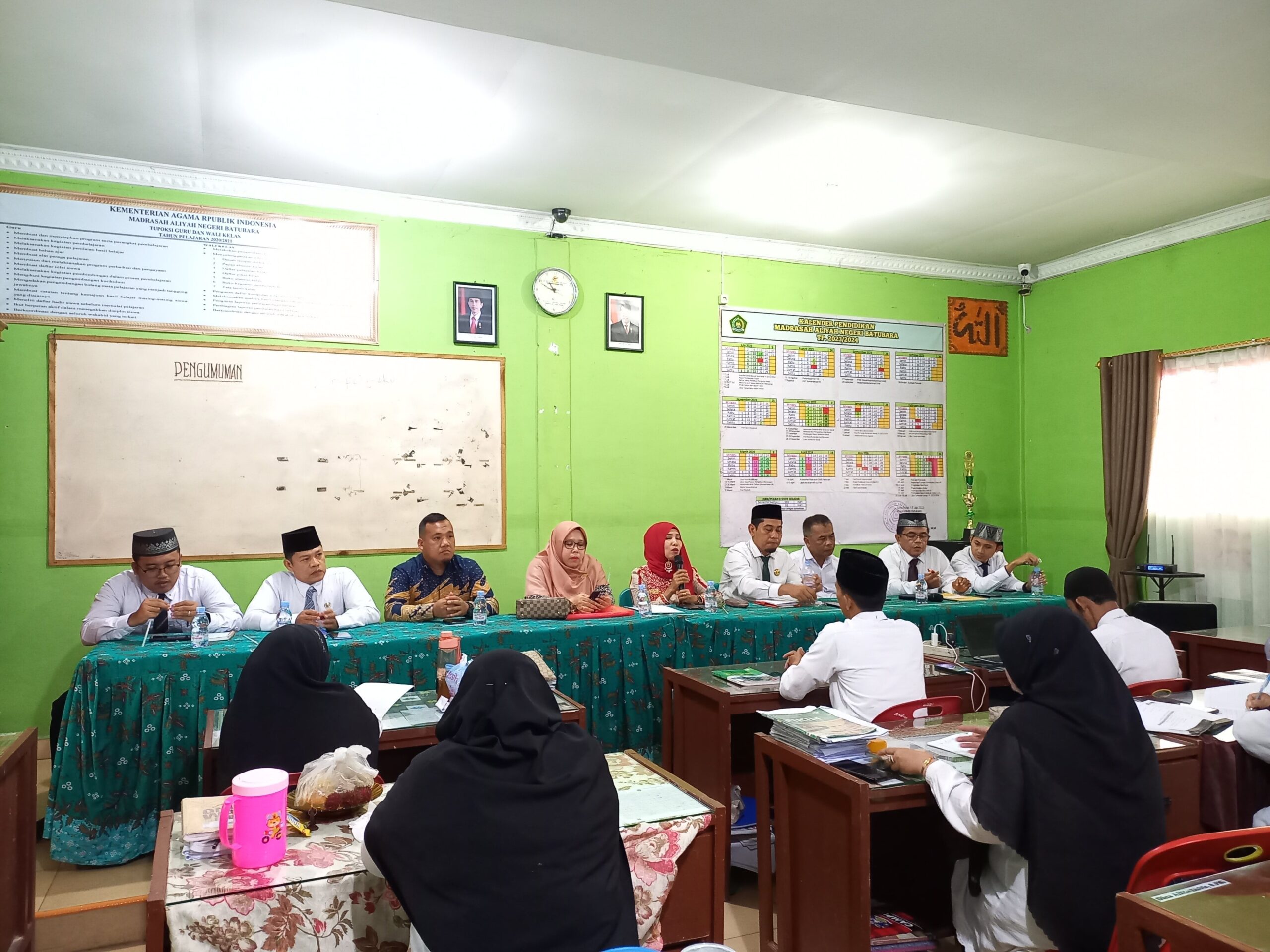 MAN Batubara Kedatangan Tim Pelaksana Supervisi Managerial Kepala Madrasah