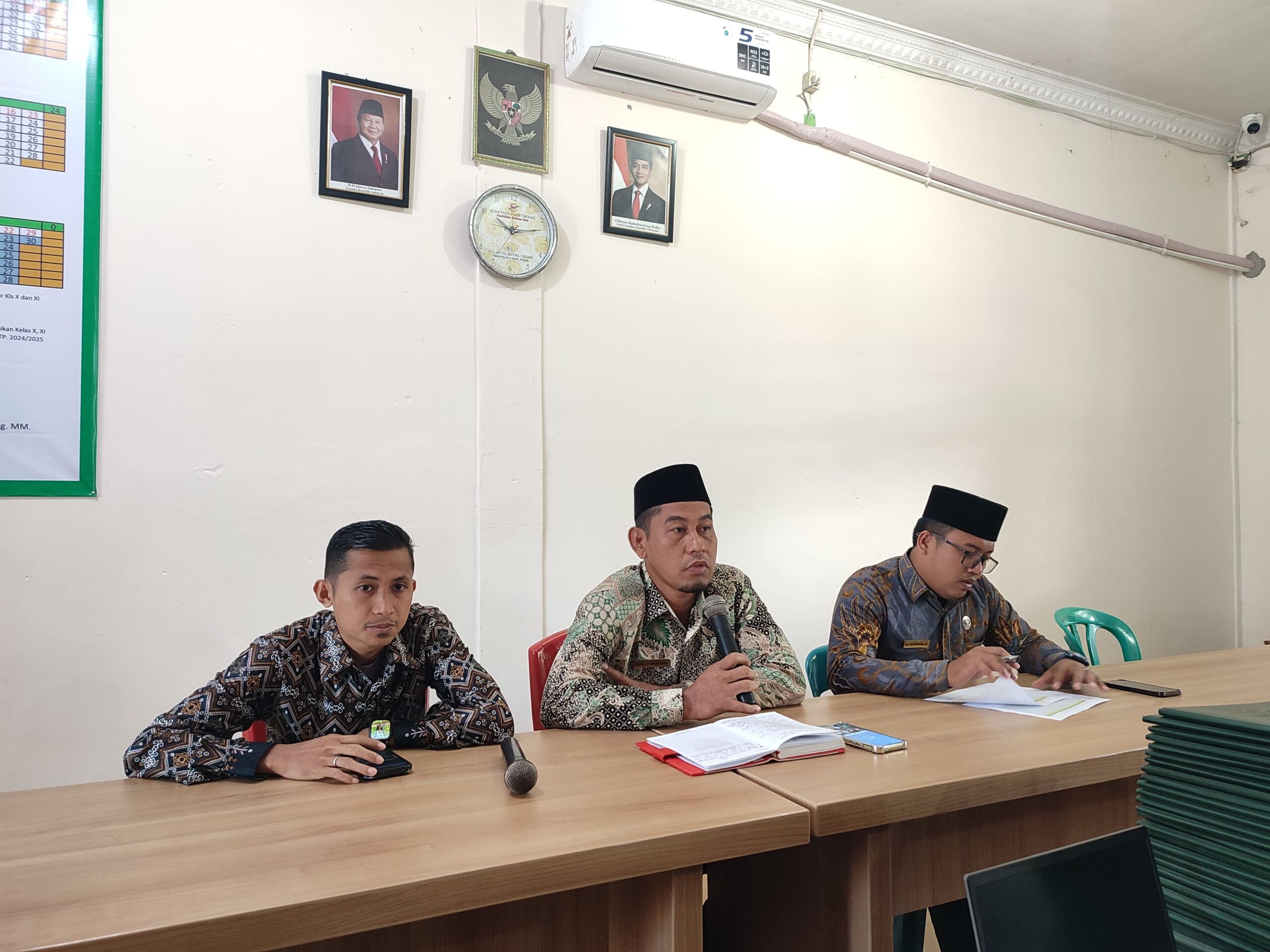 MAN Batubara Gelar Rapat Kenaikan Kelas, Kamad : Transparansi dan Objektivitas Jadi Prioritas