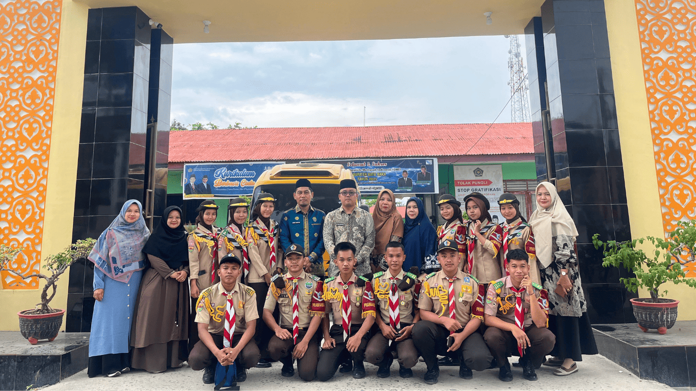 Pramuka MAN Batubara Ikut Warnai Perkemahan Wirakarya Madrasah 2025, Bersama Mengabdi dan Membangun